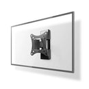 Nedis TVWM1310BK Full-motion Tv-muurbeugel 13 - 27&quot; Max. 15 Kg 1 Scharnierpunt