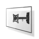 Nedis TVWM1410BK Full-motion Tv-muurbeugel 13 - 27&quot; Max. 15 Kg 2 Scharnierpunten