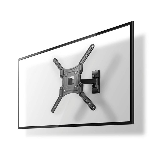 Nedis TVWM1430BK Full-motion Tv-muurbeugel 23 - 55&quot; Max. 30 Kg 2 Scharnierpunten