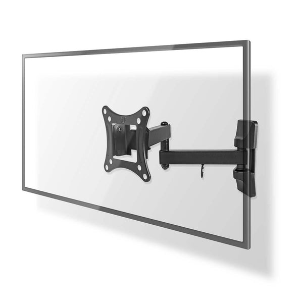 Nedis TVWM1510BK Full-motion Tv-muurbeugel 13 - 27&quot; Max. 15 Kg 3 Scharnierpunten