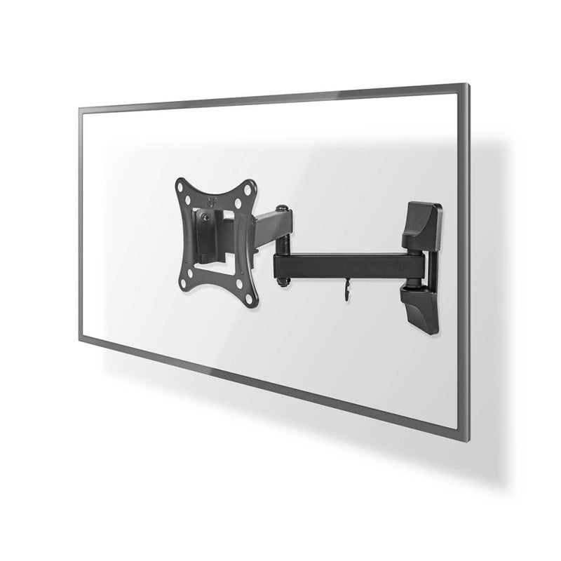 Nedis TVWM1510BK Full-motion Tv-muurbeugel 13 - 27&quot; Max. 15 Kg 3 Scharnierpunten