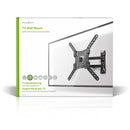 Nedis TVWM1530BK Full-motion Tv-muurbeugel 23 - 55&quot; Max. 30 Kg 3 Scharnierpunten