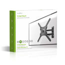 Nedis TVWM1530BK Full-motion Tv-muurbeugel 23 - 55&quot; Max. 30 Kg 3 Scharnierpunten