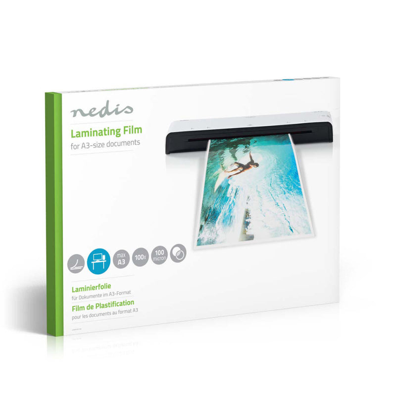 Nedis LAMIA3AT100 Lamineerfolie A3-formaat 100 Um 100 Stuks