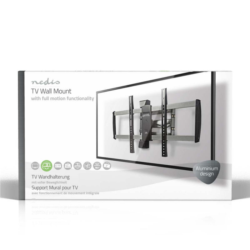 Nedis TVWM5550BK Full-motion Tv-muurbeugel 42 - 70&quot; Max. 35 Kg 3 Scharnierpunten