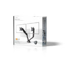 Nedis MMNTDO100BK Bureau-monitorsteun Dubbele Monitorarm Full-motion 10 - 32&quot;