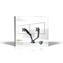 Nedis MMNTDO100BK Bureau-monitorsteun Dubbele Monitorarm Full-motion 10 - 32&quot;