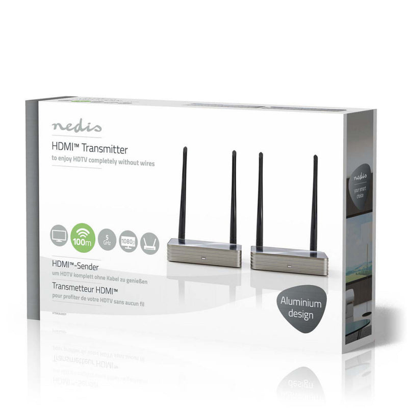 Nedis VTRA3420GY Draadloze Hdmi-zender 1080p 5 Ghz 100 M