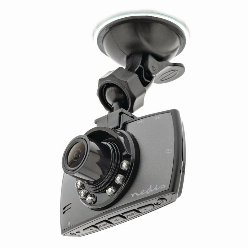 Nedis DCAM10BK Dashcam Full-hd 1080p 2.7&quot; 120&deg; Zichthoek