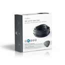 Nedis CCTVCA10BK100 Cctv-beveiligingskabel Bnc / Dc Rg59 10 M Voorgemonteerde Connectoren