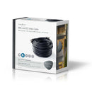 Nedis CCTVCA10BK200 Cctv-beveiligingskabel Bnc / Dc Rg59 20 M Voorgemonteerde Connectoren