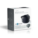 Nedis CCTVCA10BK200 Cctv-beveiligingskabel Bnc / Dc Rg59 20 M Voorgemonteerde Connectoren