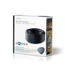 Nedis CCTVCA10BK500 Cctv-beveiligingskabel Bnc / Dc Rg59 50 M Voorgemonteerde Connectoren