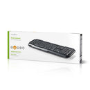 Nedis KBMU100BKND Bedraad Usb-toetsenbord Multimediatoetsen Noorse Indeling