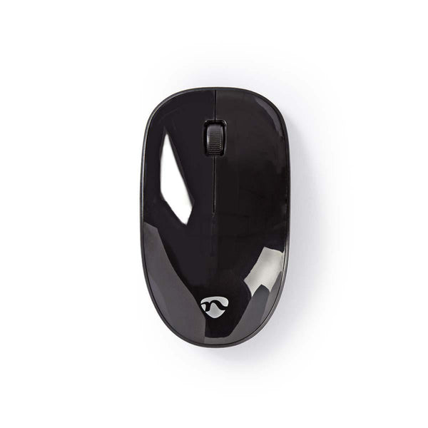 Nedis MSWS100BK Draadloze Muis 1000 Dpi Met 3 Knoppen Zwart