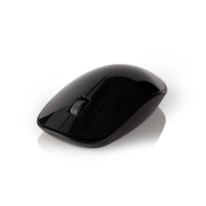 Nedis MSWS100BK Draadloze Muis 1000 Dpi Met 3 Knoppen Zwart