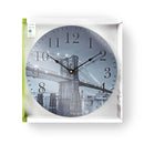 Nedis CLWA007WD30BB Ronde Wandklok Diameter 30 Cm Brooklyn Bridge-afbeelding