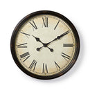 Nedis CLWA008WD50BK Ronde Wandklok Diameter 50 Cm Antieken Stijl Zwart