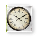 Nedis CLWA008WD50BK Ronde Wandklok Diameter 50 Cm Antieken Stijl Zwart