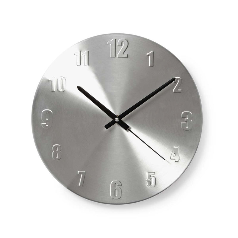 Nedis CLWA009MT30 Ronde Wandklok Diameter 30 Cm Aluminium