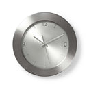 Nedis CLWA011MT35AL Ronde Wandklok Diameter 35 Cm Roestvrij Staal