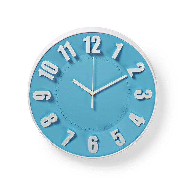 Nedis CLWA012PC30BU Ronde Wandklok Diameter 30 Cm Blauw