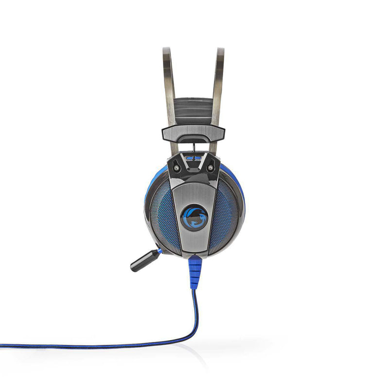 Nedis GHST500BK Gaming Headset Over-ear 7.1 Virtual Surround Led Light Usb Connector