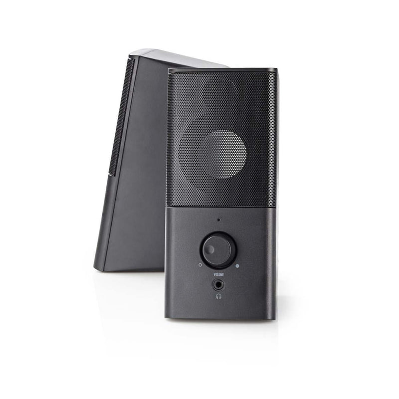 Nedis GSPR10020BK Gaming-luidsprekers 2.0 Over Usb Gevoed 3,5 Mm Jack Rms 6 W