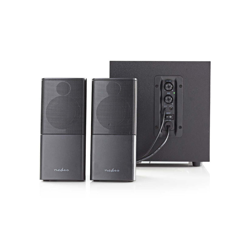 Nedis GSPR10021BK Gaming-luidsprekers 2.1 Over Usb Gevoed 3,5 Mm Jack Rms 11w