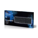 Nedis GKBD100BKDE Bedraad Gamingtoetsenbord Usb 2.0 Duitse Indeling Zwart