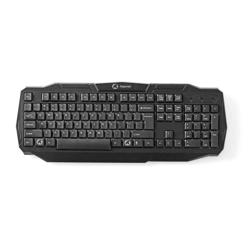 Nedis GKBD100BKUS Bedraad Gamingtoetsenbord Usb 2.0 Amerikaanse Internationale Indeling Zwart