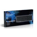 Nedis GKBD100BKUS Bedraad Gamingtoetsenbord Usb 2.0 Amerikaanse Internationale Indeling Zwart