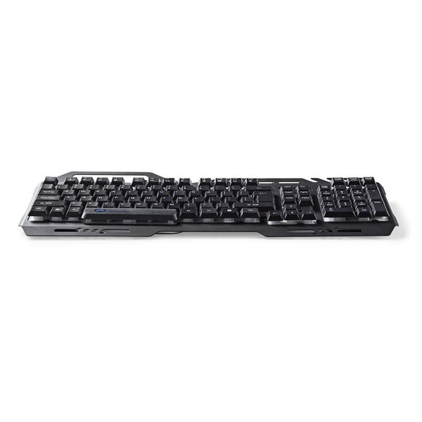 Nedis GKBD200BKUS Gaming-toetsenbord Rgb-verlichting Usb 2.0 Us International Metalen Design