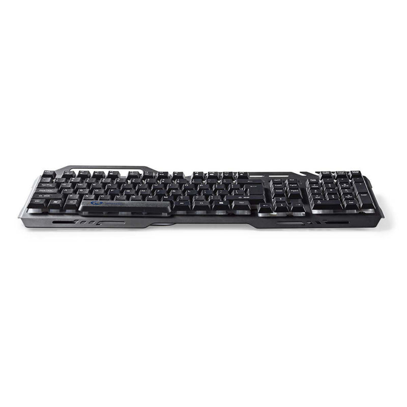 Nedis GKBD200BKUS Gaming-toetsenbord Rgb-verlichting Usb 2.0 Us International Metalen Design