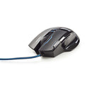 Nedis GMWD300BK Gaming-muis Met Kabel Verlicht 4000 Dpi 8 Knoppen