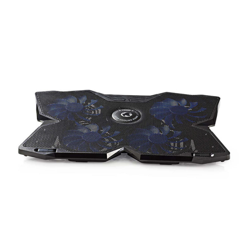 Nedis GNCR200BK Koeler Voor Gaming-laptop 4 Over Usb Gevoede Ventilatoren 15 - 19&quot; Usb-doorlus