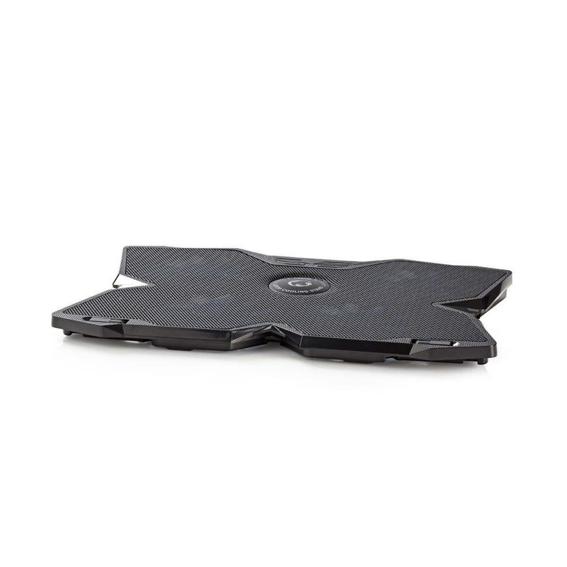 Nedis GNCR200BK Koeler Voor Gaming-laptop 4 Over Usb Gevoede Ventilatoren 15 - 19&quot; Usb-doorlus