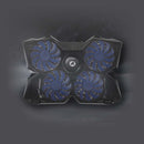 Nedis GNCR200BK Koeler Voor Gaming-laptop 4 Over Usb Gevoede Ventilatoren 15 - 19&quot; Usb-doorlus