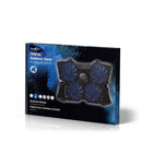 Nedis GNCR200BK Koeler Voor Gaming-laptop 4 Over Usb Gevoede Ventilatoren 15 - 19&quot; Usb-doorlus