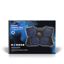 Nedis GNCR200BK Koeler Voor Gaming-laptop 4 Over Usb Gevoede Ventilatoren 15 - 19&quot; Usb-doorlus