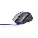 Nedis GMMP200BK Gaming-set Muis En Muismat Bedrade Muis 2400 Dpi 7 Knoppen