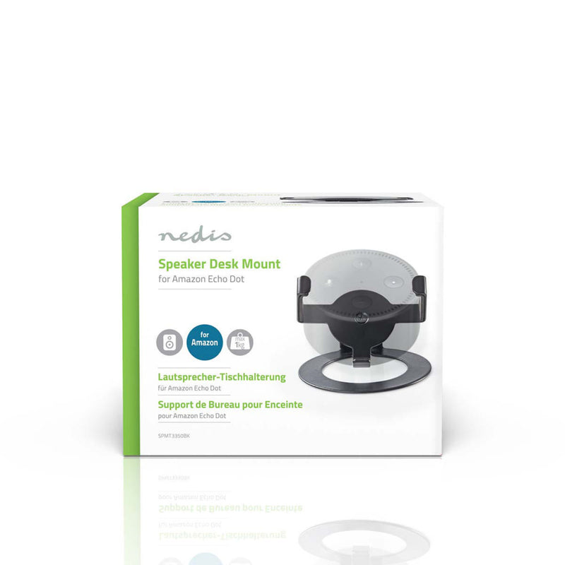 Nedis SPMT3350BK Bureaustandaard Voor Luidspreker Amazon Echo Dot Draagbaar Max. 1 Kg