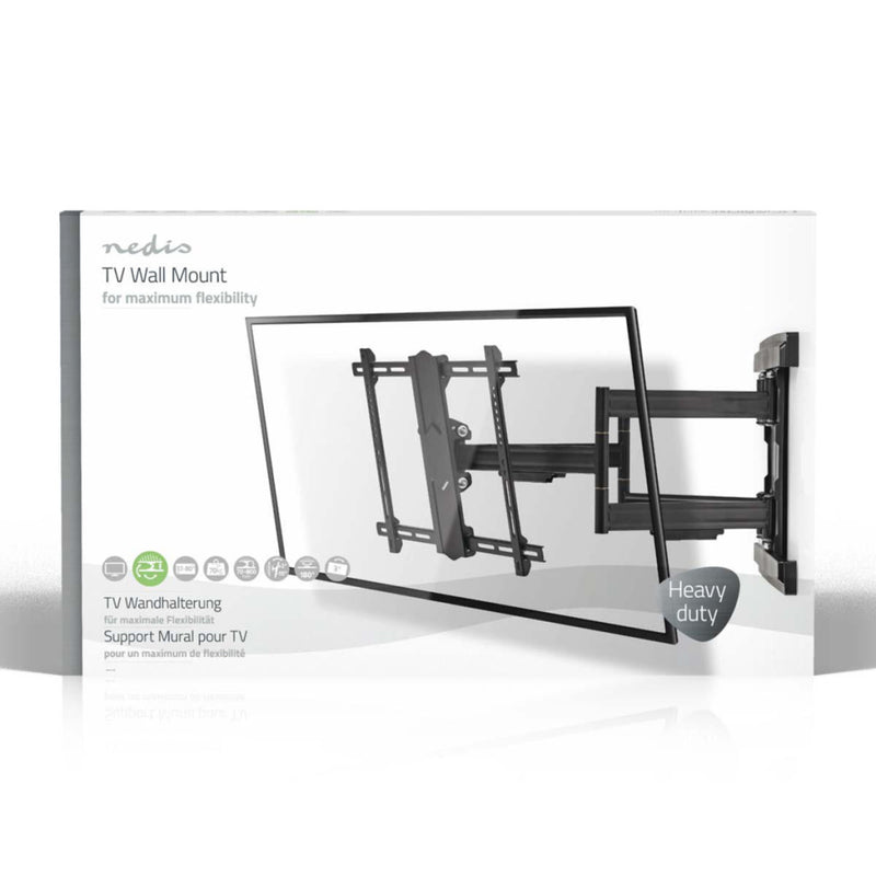 Nedis TVWM6551BK Full-motion Tv-muurbeugel 37 - 80&quot; Max. 70 Kg 6 Scharnierpunten
