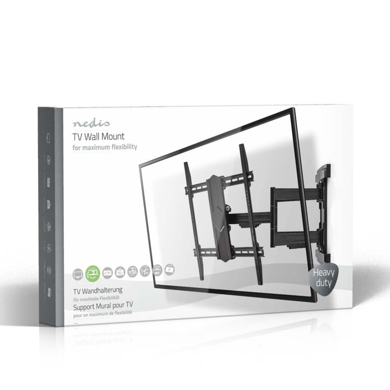 Nedis TVWM6570BK Full-motion Tv-muurbeugel 37 - 90&quot; Max. 70 Kg 6 Scharnierpunten