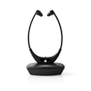 Nedis HPRF010BK Draadloze Koptelefoon Radiofrequentie (rf) In-ear Oplaadstation Black