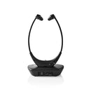 Nedis HPRF010BK Draadloze Koptelefoon Radiofrequentie (rf) In-ear Oplaadstation Black