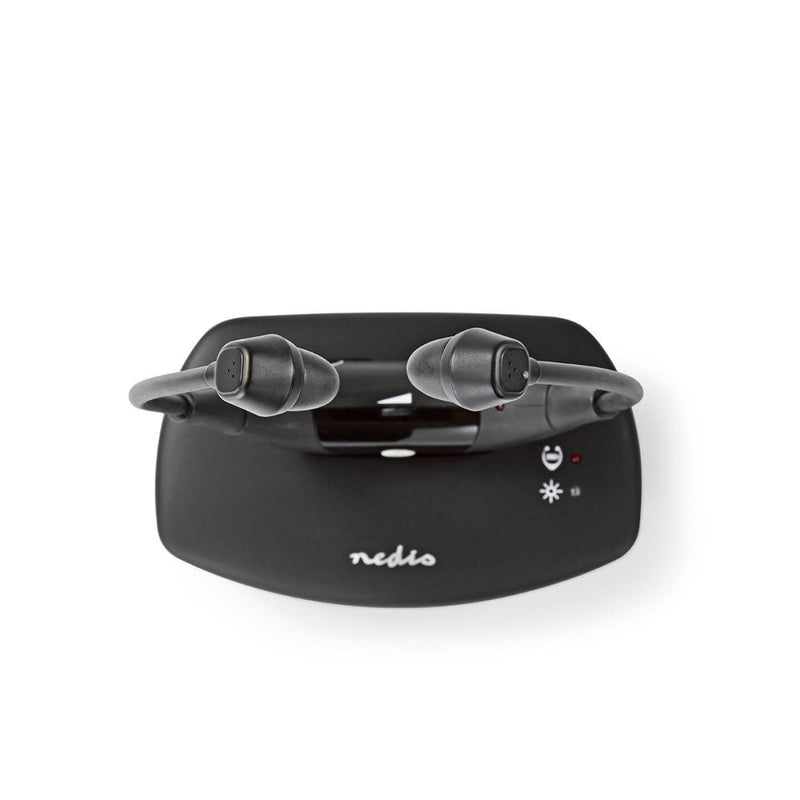 Nedis HPRF010BK Draadloze Koptelefoon Radiofrequentie (rf) In-ear Oplaadstation Black
