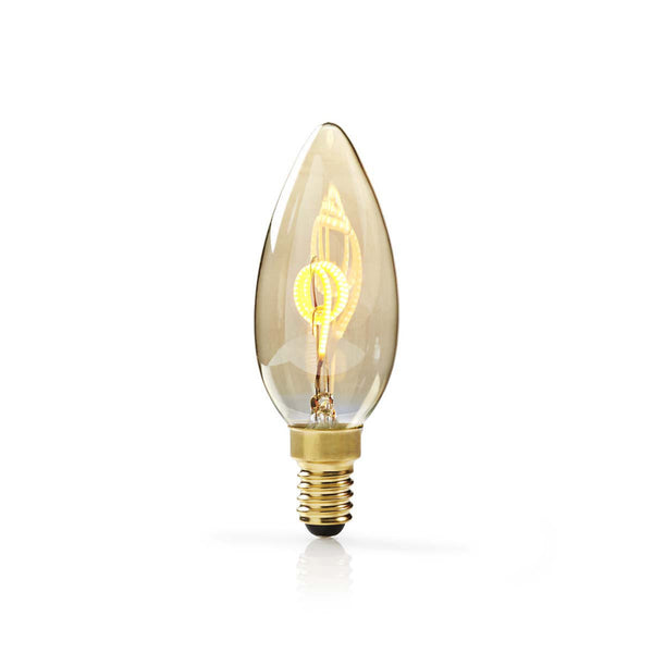Nedis LEDBTFE14CAN Dimbare Vintage Led-gloeilamp E14 Kaars 3 W 100 Lm