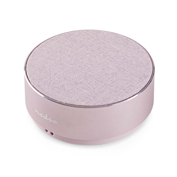 Nedis SPBT1001PK Luidspreker Met Bluetooth® 9 W Metaalbewerkt Ontwerp Roze-goud