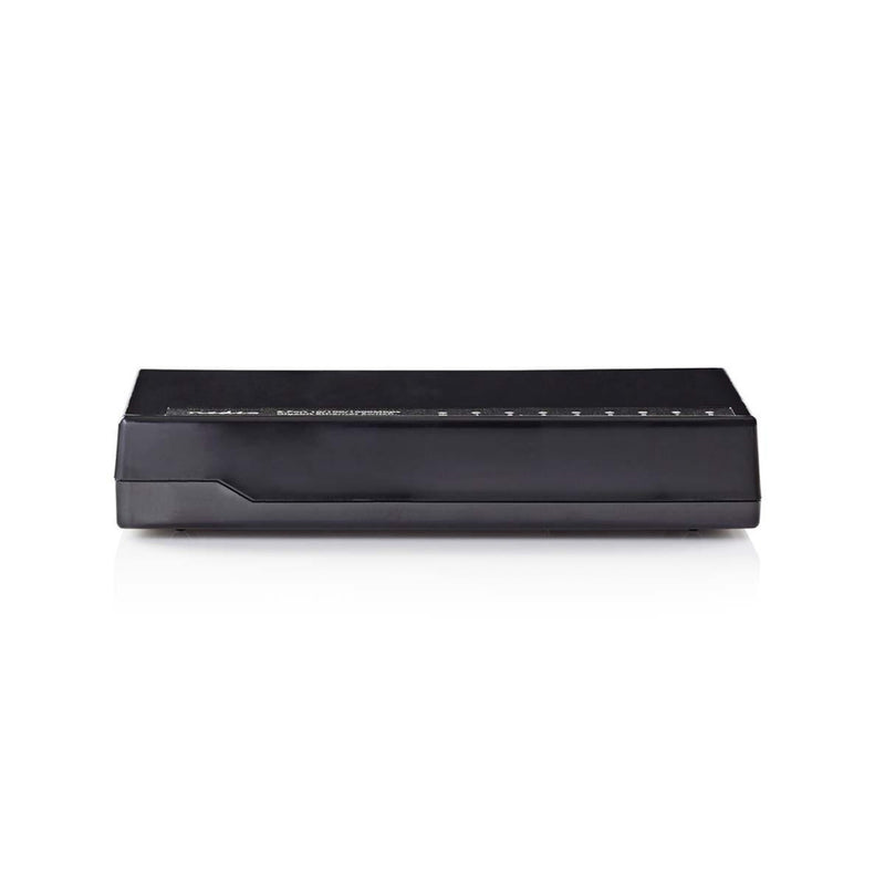 Nedis NSWH8P100BK Netwerkswitch 8 Poorten 1 Gbps Led-indicatielampjes